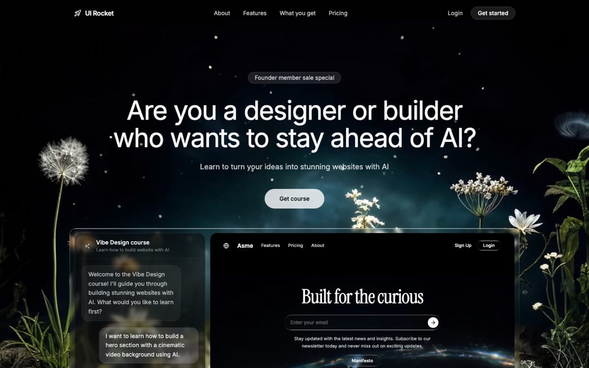 Ascent: AI Course Landing