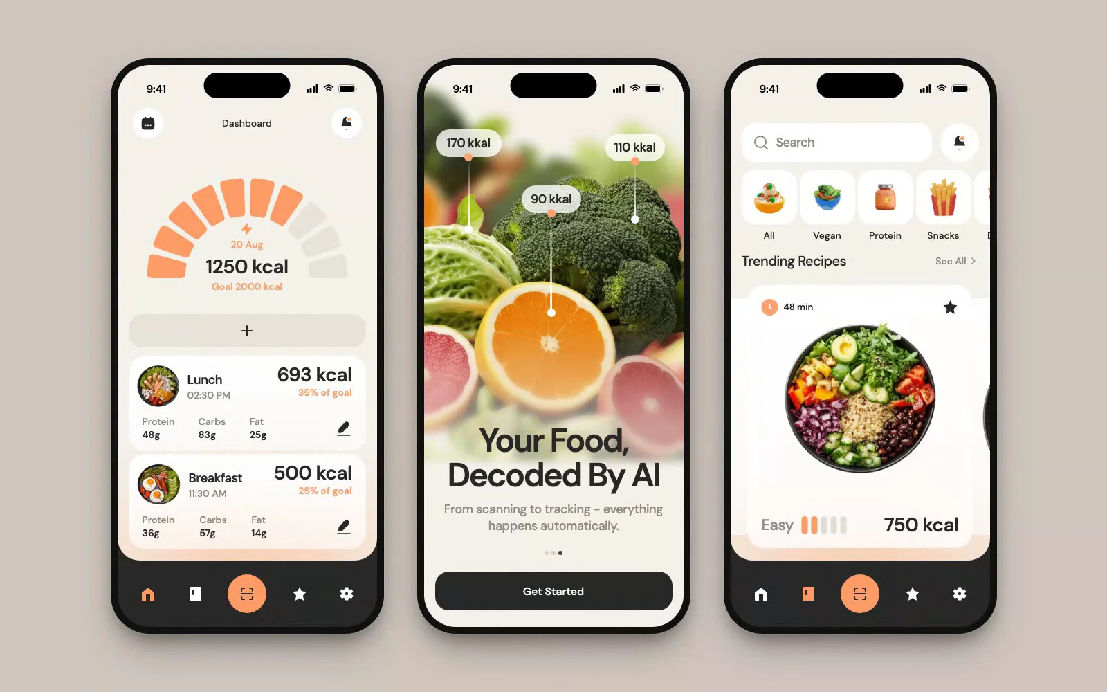 Food Tracker: Calorie Dashboard